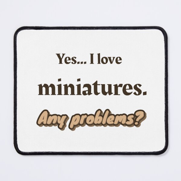 Item preview, I love Miniatures designed and sold by cooldesignsalot.