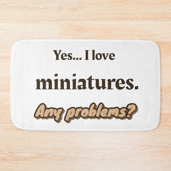 Item preview, I love Miniatures designed and sold by cooldesignsalot.
