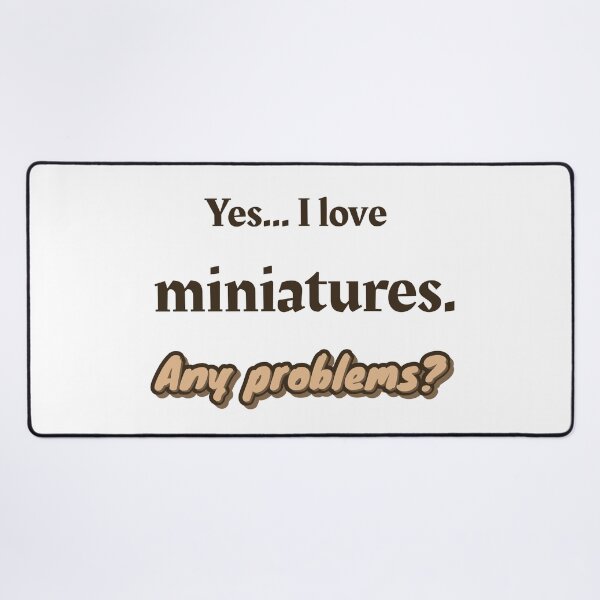 Item preview, I love Miniatures designed and sold by cooldesignsalot.