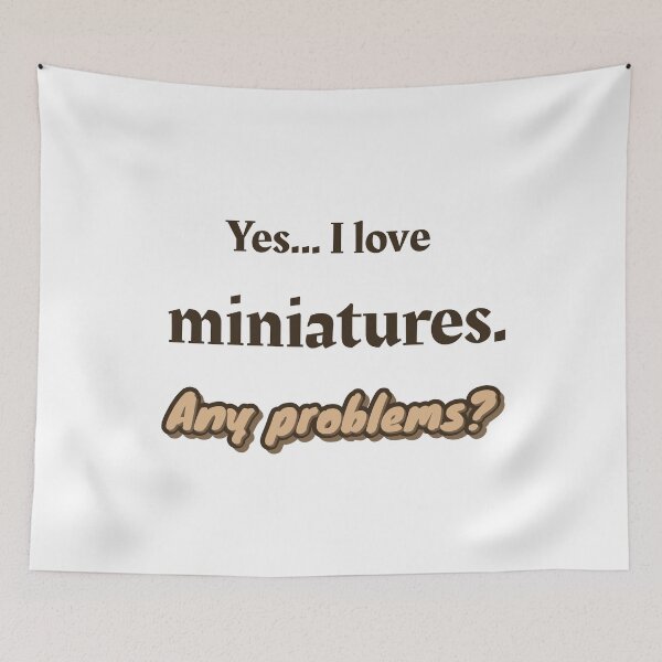 Item preview, I love Miniatures designed and sold by cooldesignsalot.