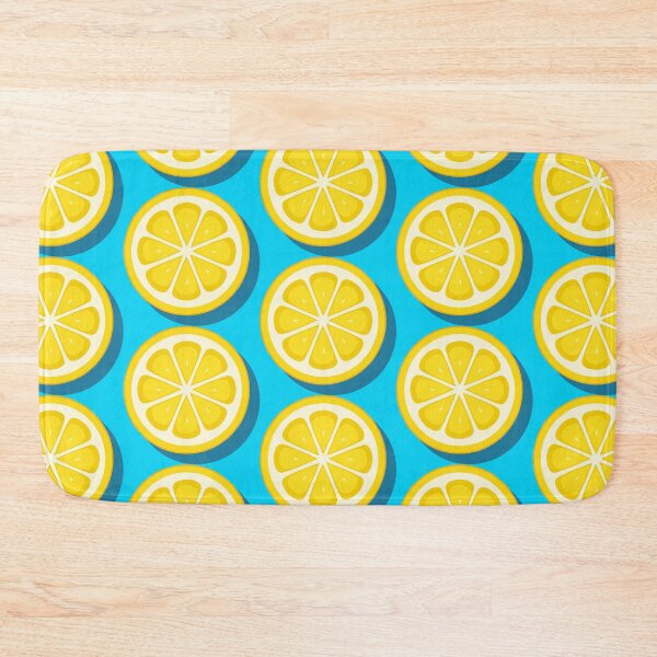 Item preview, Fresh juicy yellow slice citrus lemon patterns designed and sold by GraphicDream.