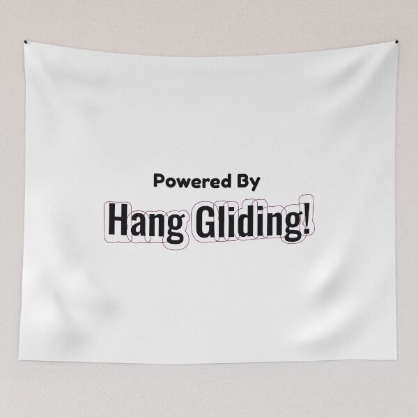 Item preview, Powered By Hang Gliding designed and sold by cooldesignsalot.