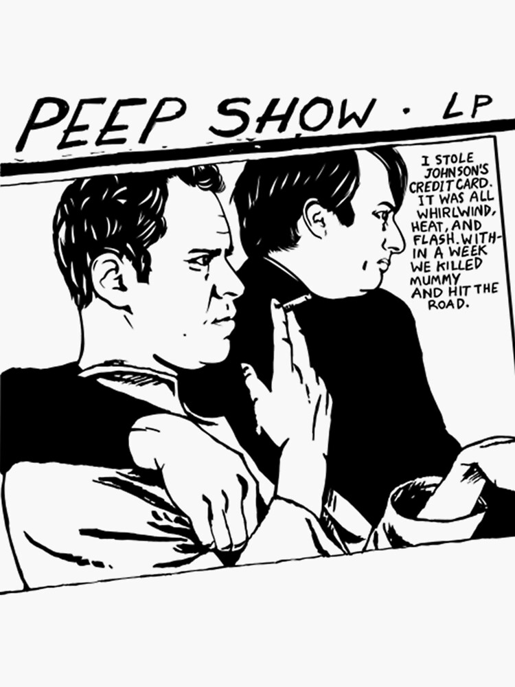 Peep Show Peep Show Original Goo Parody Sticker For Sale By