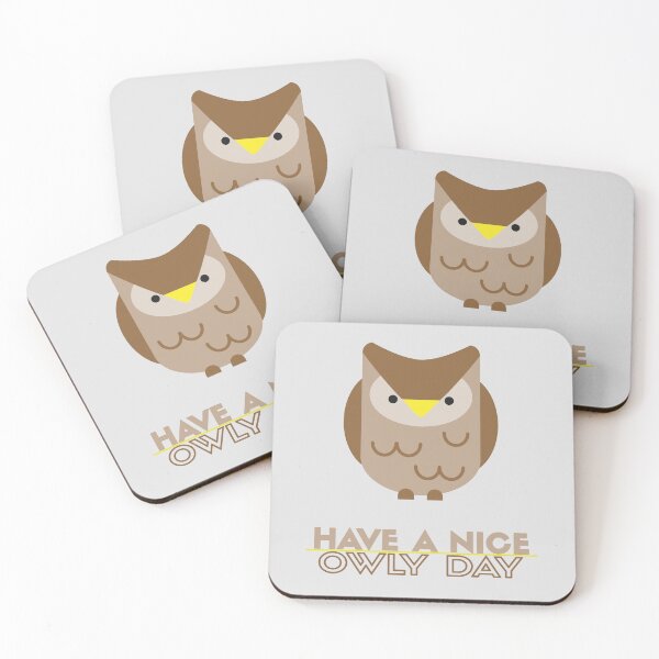 Item preview, Have A Nice Owly Day designed and sold by StoneBluePlanet.