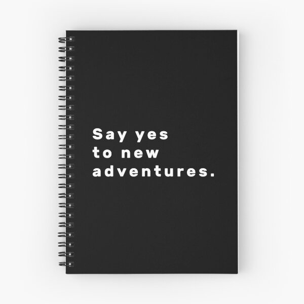 Item preview, Say yes to new adventures. - White designed and sold by Parag's Travel Shop.
