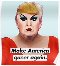 Mach Amerika wieder zum Queer Poster