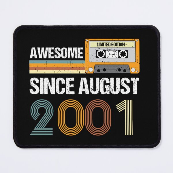 Item preview, Awesome Since August 2001 | Made In 2001 | August Birthday Quotes designed and sold by AMINE ★★★★★.