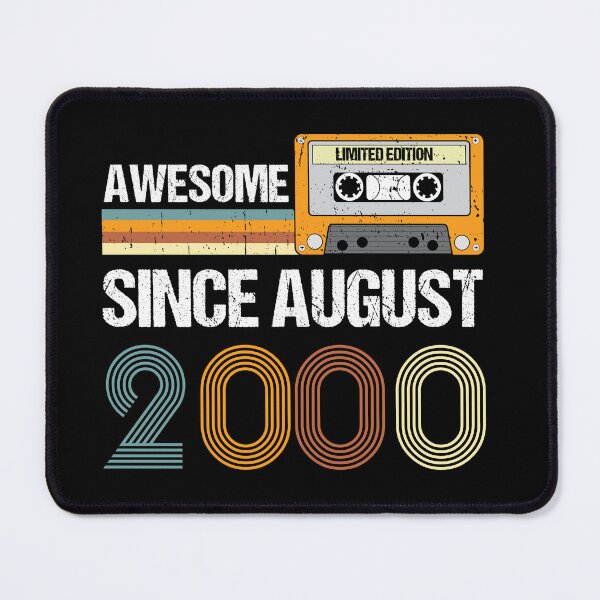 Item preview, Awesome Since August 2000 | Made In 2000 | August Birthday Quotes designed and sold by AMINE  ★★★★★.