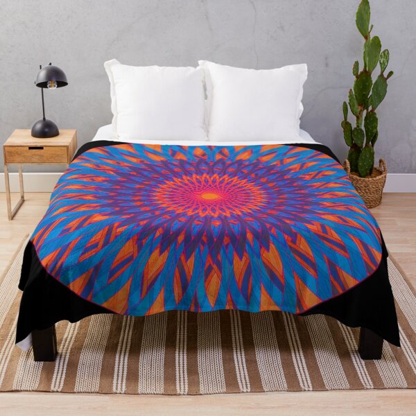 Item preview, Psychedelic mandala, colorful and meditative. designed and sold by Boogosh.