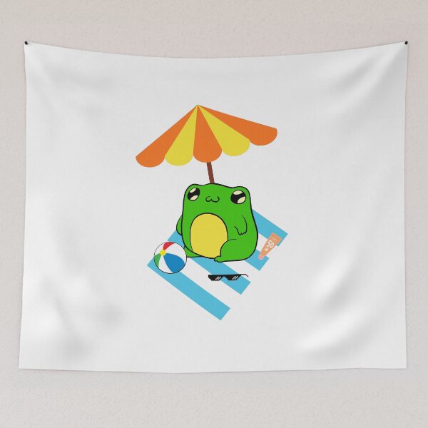 Item preview, Frog at the beach designed and sold by Fudoitga.