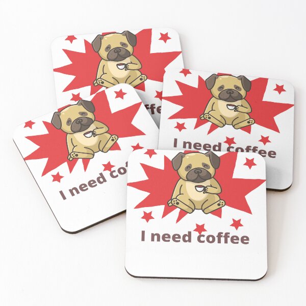Item preview, I need coffee quickly for bulldog and coffee lovers.  designed and sold by Ayakhairy.