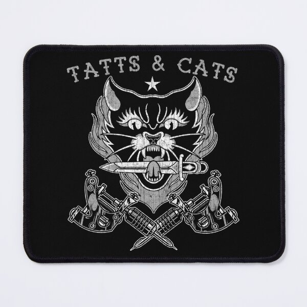 Item preview, Tatts and Cats, Neo Traditional, Old School, Cat Lovers, Tattoo Machine designed and sold by Proverbial Wisdom Design.
