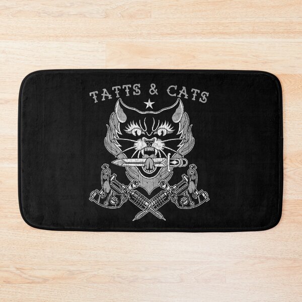 Item preview, Tatts and Cats, Neo Traditional, Old School, Cat Lovers, Tattoo Machine designed and sold by Proverbial Wisdom Design.