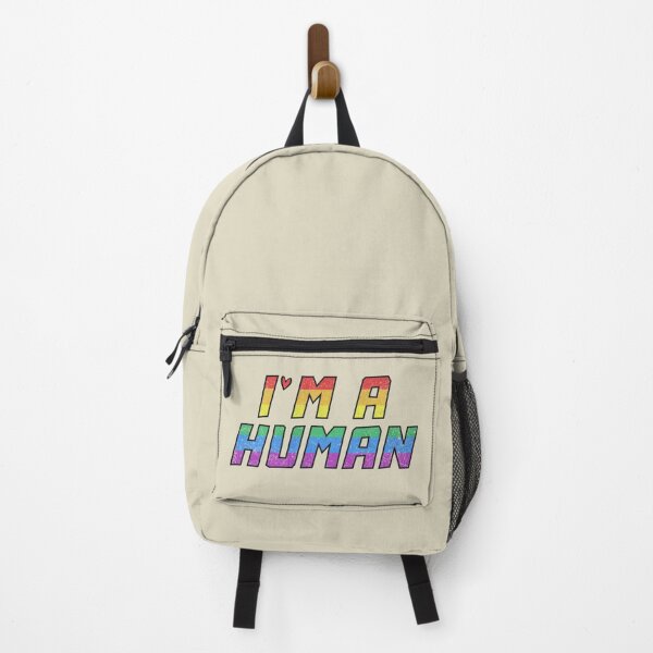 Item preview, I'm a humain rainbow flag - Gay Pride 2022 designed and sold by yococo.