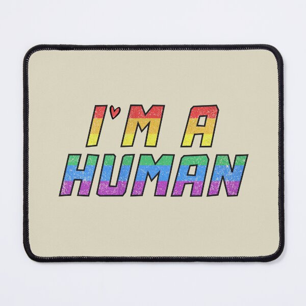 Item preview, I'm a humain rainbow flag - Gay Pride 2022 designed and sold by yococo.