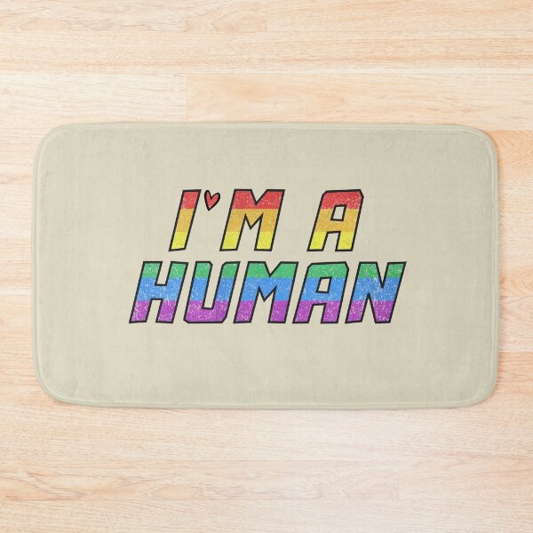 Item preview, I'm a humain rainbow flag - Gay Pride 2022 designed and sold by yococo.
