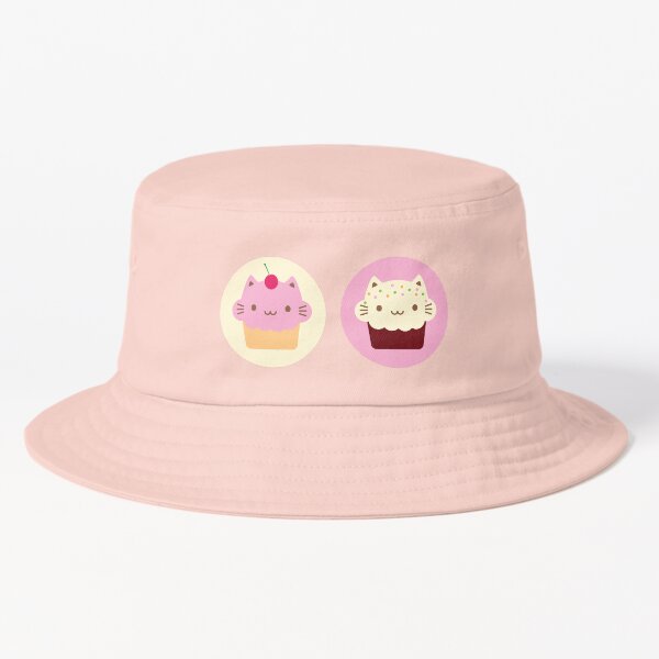 Cute Cat Cupcakes Bucket Hat