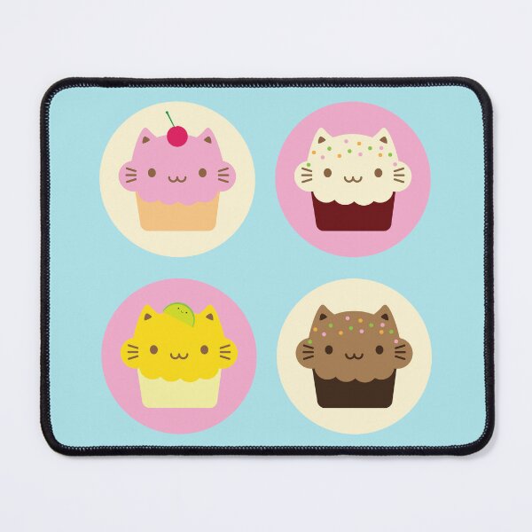 Cute Cat Cupcakes Mouse Pad