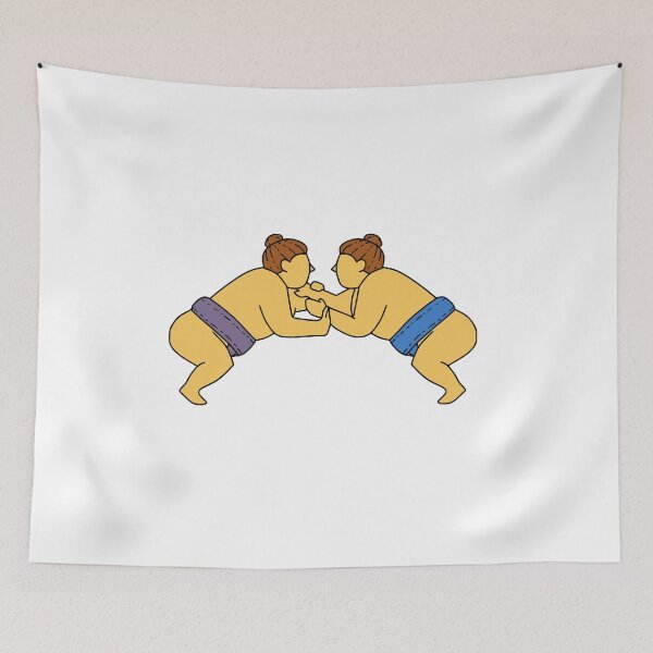 Item preview, Rikishi Sumo Wrestlers Mono Line designed and sold by patrimonio.