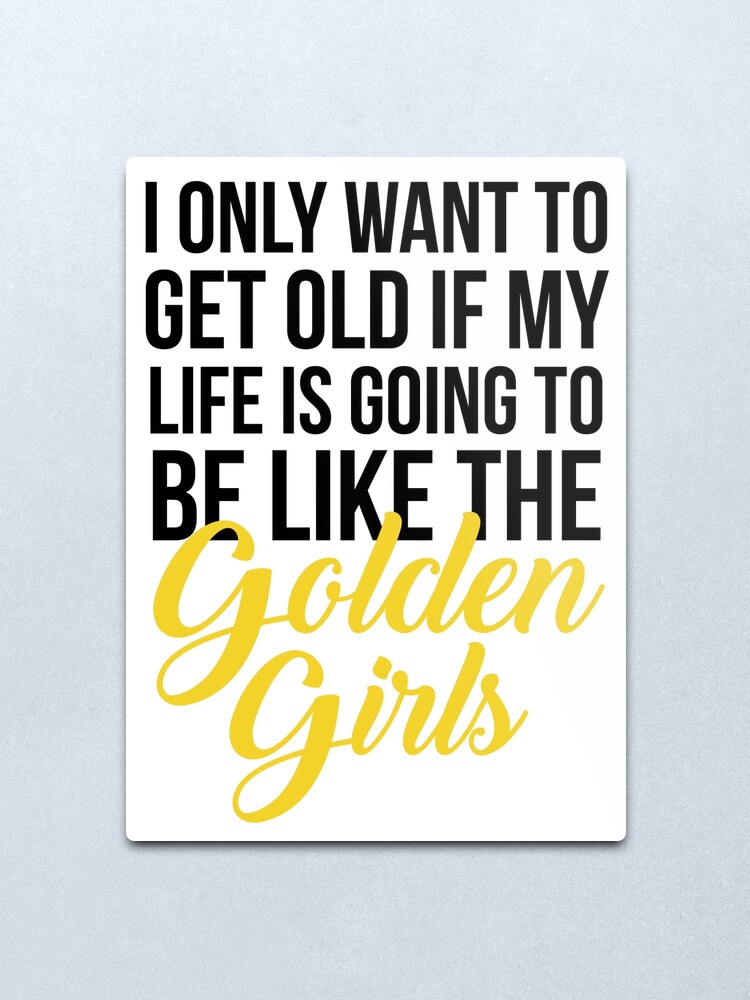 Alternate view of Like The Golden Girls Metal Print