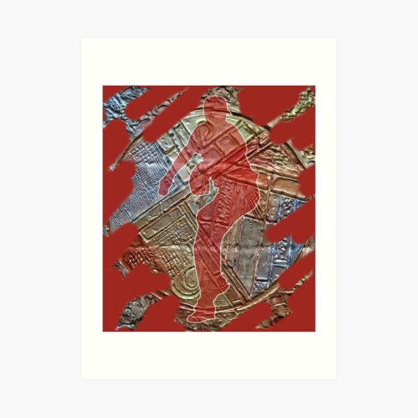 STRIKE THREE - BASEBALL PITCHER Art Print