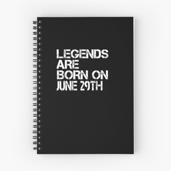 Item preview, Legends Are Born On June 29th Funny Birthday designed and sold by Tee Kaboom!.
