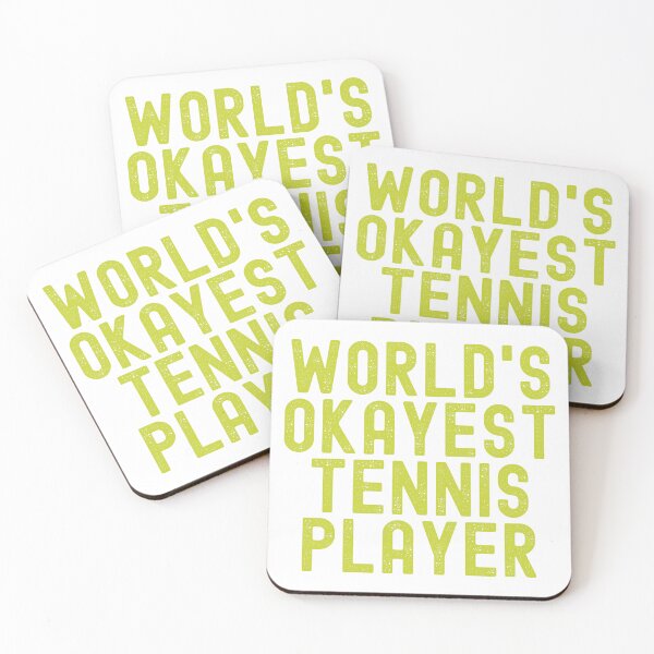 Item preview, World's Okayest Tennis Player designed and sold by Adel Qasem.