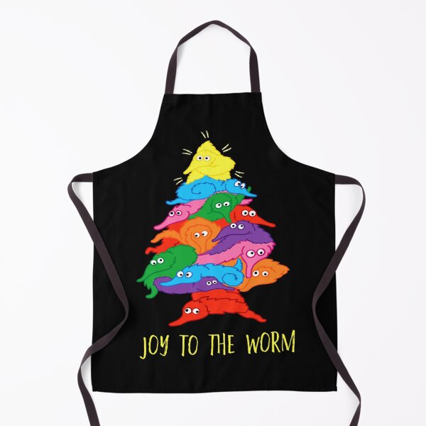 Item preview, Get Here b Joy to The Worm Funny Fuzzy Worm On A String Christmas designed and sold by EdvardSoderberg.