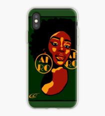 Classic Afro Diva iPhone Case