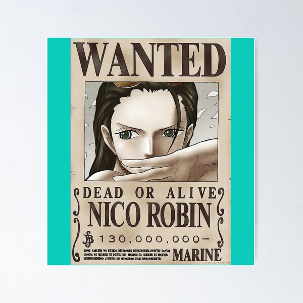 Collier One Piece Wanted Nico Robin - Manga city