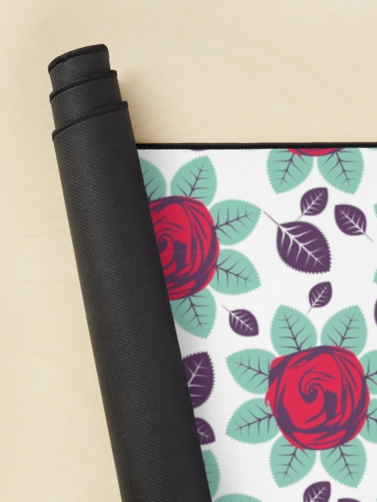 Thumbnail 2 of 5, Mouse Pad, Red Roses pattern designed and sold by dryskCreative.