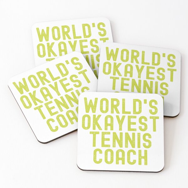 Item preview, World's Okayest Tennis Coach designed and sold by Adel Qasem.