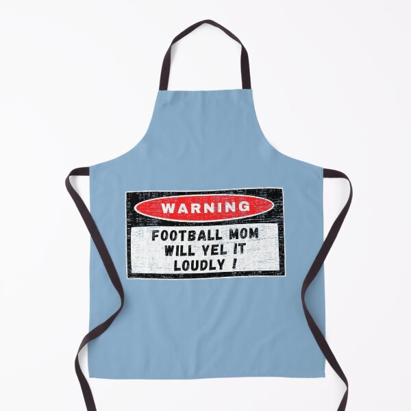 Item preview, Warning Sign - Football mom will yel it loudly! designed and sold by yococo.