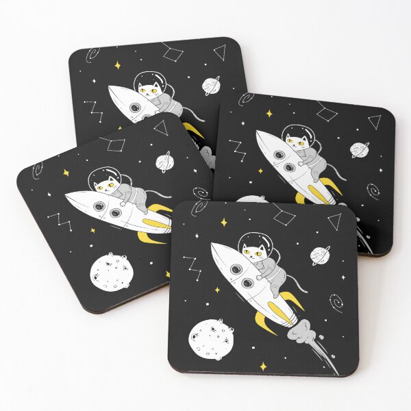 Item preview, Cat in space designed and sold by Msmeskenas.