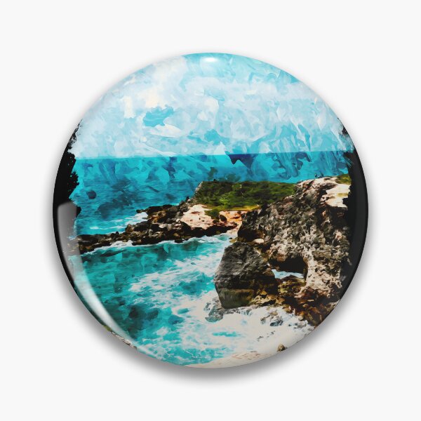 Item preview, Guadeloupe Carribbean city watercolor designed and sold by chrlalexandru.