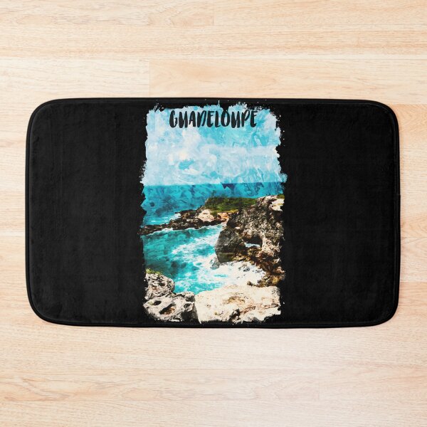 Item preview, Guadeloupe Carribbean city watercolor designed and sold by chrlalexandru.