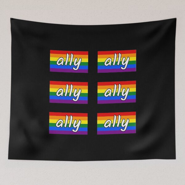 Item preview, LGBTQIA+ Ally Flag  designed and sold by Design99Hill.