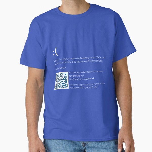 Item preview, Rick Roll Blue Screen of Death Windows 10 designed and sold by BacoStreetwear.