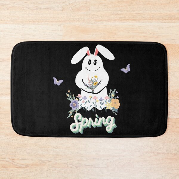 Item preview, Spring Ghost with bunny ears flowers and butterflies designed and sold by DemonicGloom.