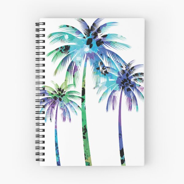 Item preview, Purple Blue Neon Palm Tree  designed and sold by Unaiza Khalid.