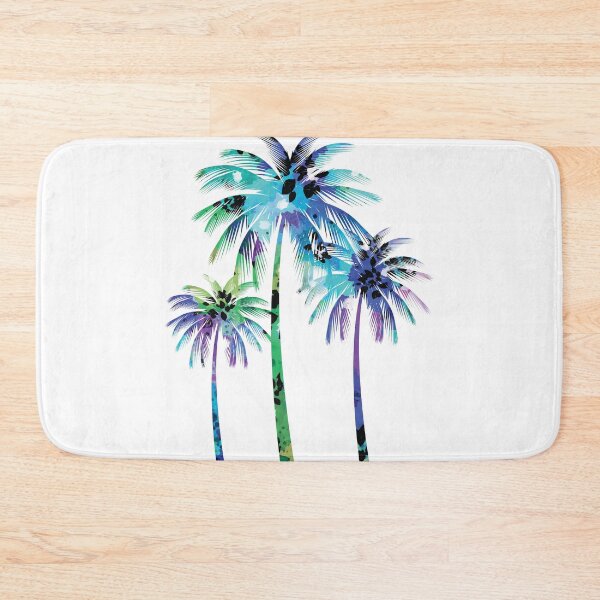 Item preview, Purple Blue Neon Palm Tree  designed and sold by Unaiza Khalid.