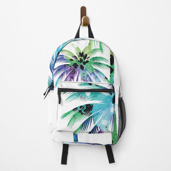 Item preview, Purple Blue Neon Palm Tree  designed and sold by Unaiza Khalid.