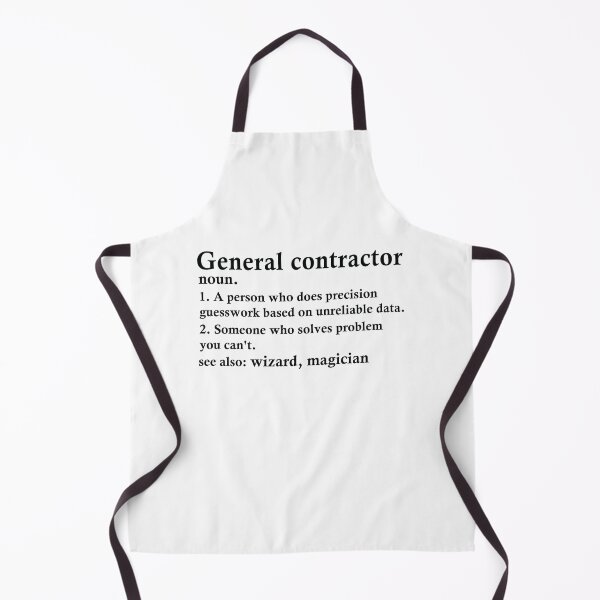 Item preview, General Contractor Funny Definition designed and sold by woodesigner.