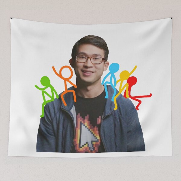 Item preview, Alan Becker with his Stick Figures designed and sold by jcdeegs123.