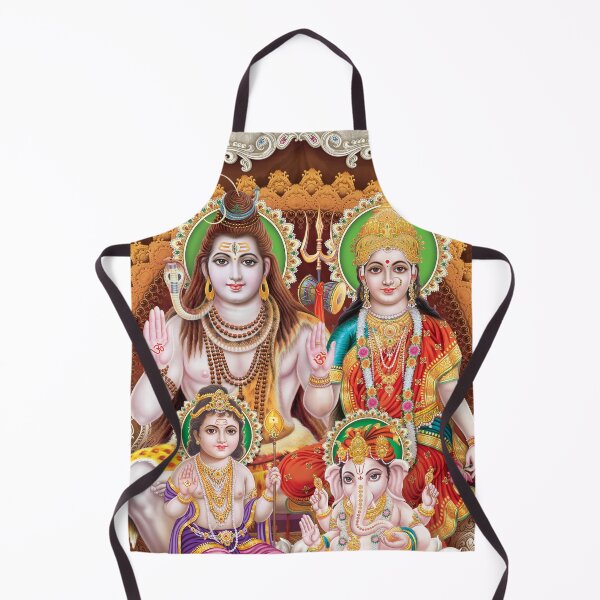Item preview, Lord Shiva Parvati Ganesh Krishna Hindu God designed and sold by tanabe.