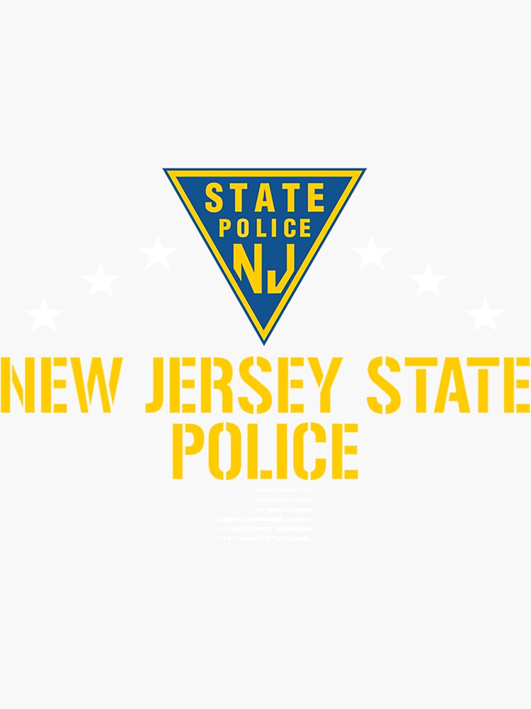 "New Jersey State Police" Sticker for Sale by RomanRich Redbubble