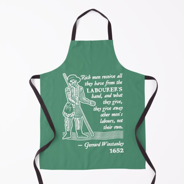 Item preview, Gerrard Winstanley Diggers Quote (White) designed and sold by CounterShocks.