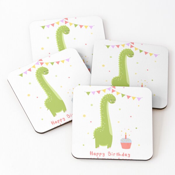 Item preview, Dinosaur Happy Birthday designed and sold by Cute-Store-HQ.