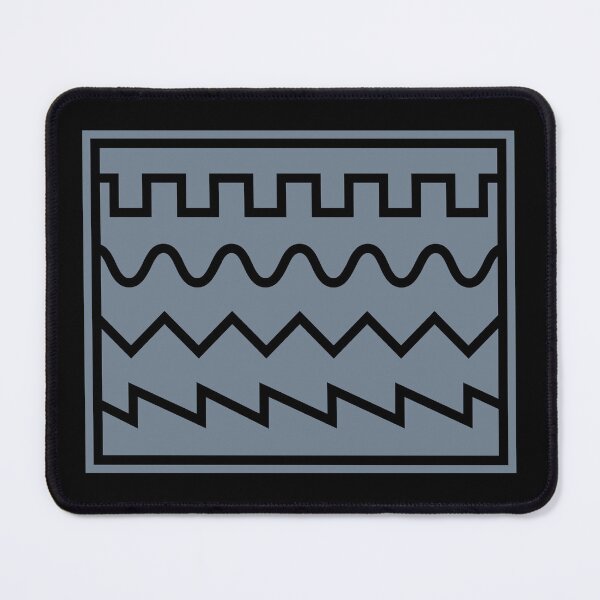 Item preview, Synthesizer Waveforms Grey designed and sold by AtomicMalibu.