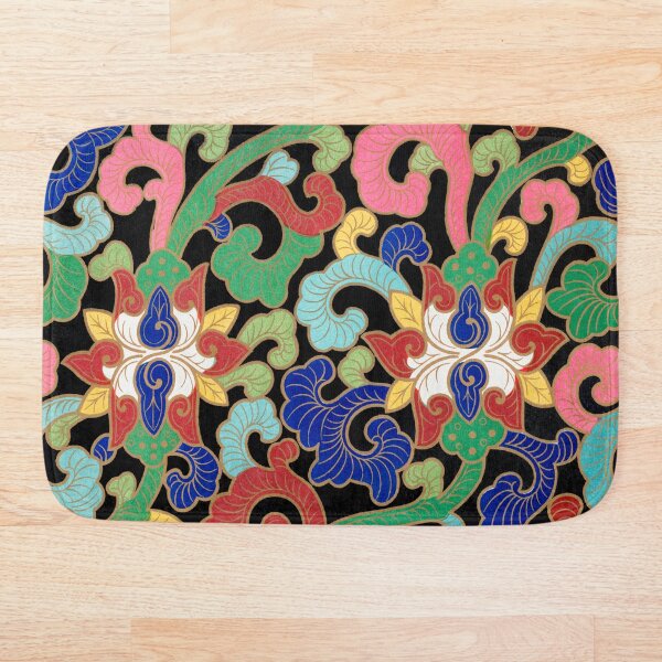 Item preview, Patrón de ornamento floral chino designed and sold by Mimi Y..